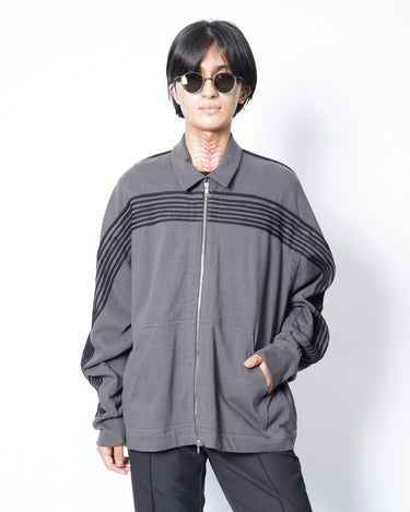 【SONG FOR THE MUTE】<br>"APPLIQUE" TRACK JACKET -SOFT ROOTS JERSEY-