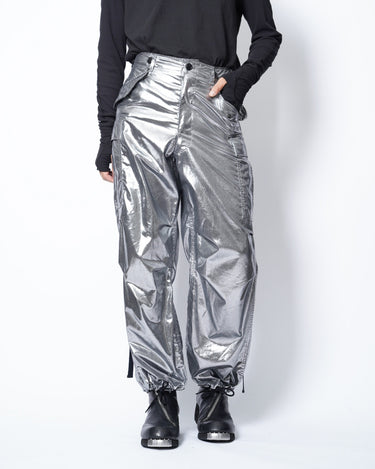 【JUNYA WATANABE】<br>SILVER PRINTED CARGO PANTS (UNISEX)