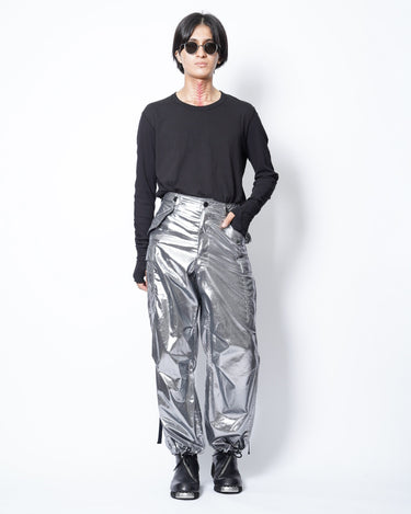 【JUNYA WATANABE】<br>SILVER PRINTED CARGO PANTS (UNISEX)
