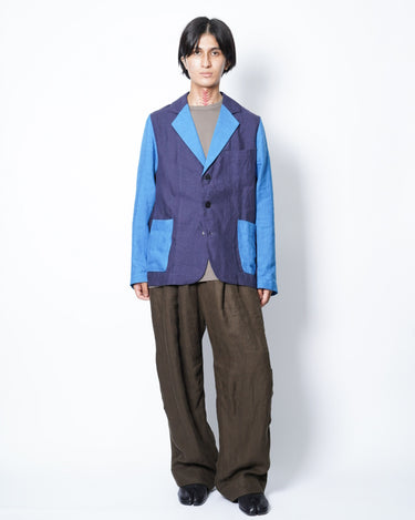 【FRANK LEDER】<br>ヴィンテージファブリック<br>エディション<br>ベルギーリネン<br>3Bジャケット