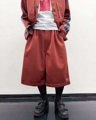 27SS予約受付中<br>【JUNYA WATANABE MAN】<br>× Needles JERSEY WIDE HALF PANTS