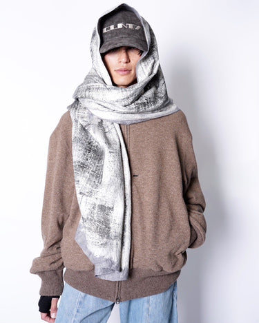 【SILVANA MANETTI】<br>"PAINTING 300" SCARF -silk/cashmere-