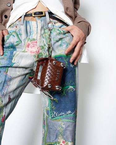 【MASU】<br>LEATHER CAKE BAG PETIT