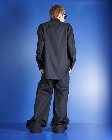 【MARINA YEE】<br>"M.Y. SHIRT5"<br>Oversized "origami" shirt -WOOL-