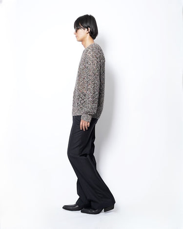 【TAAKK】<br>MIX COLOR KNIT MULTI-COLORED SWEATER