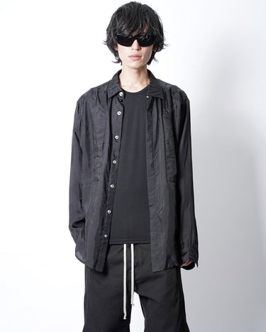 【RICK OWENS】<br>JUMBO FOGPOCKET OUTER SHIRTS -J-