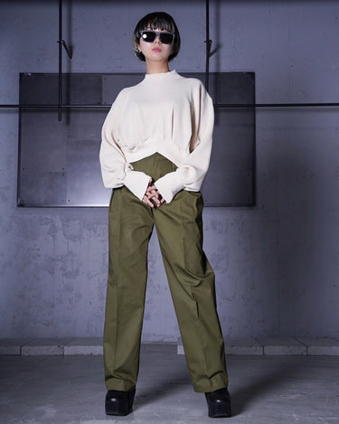 【ENSW】<br>HIGH WEST CHINO PANTS
