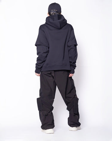 【ACRONYM】<br>"S34-PR" NEXT TO SKIN COTTON HOODED SWEATSHIRT