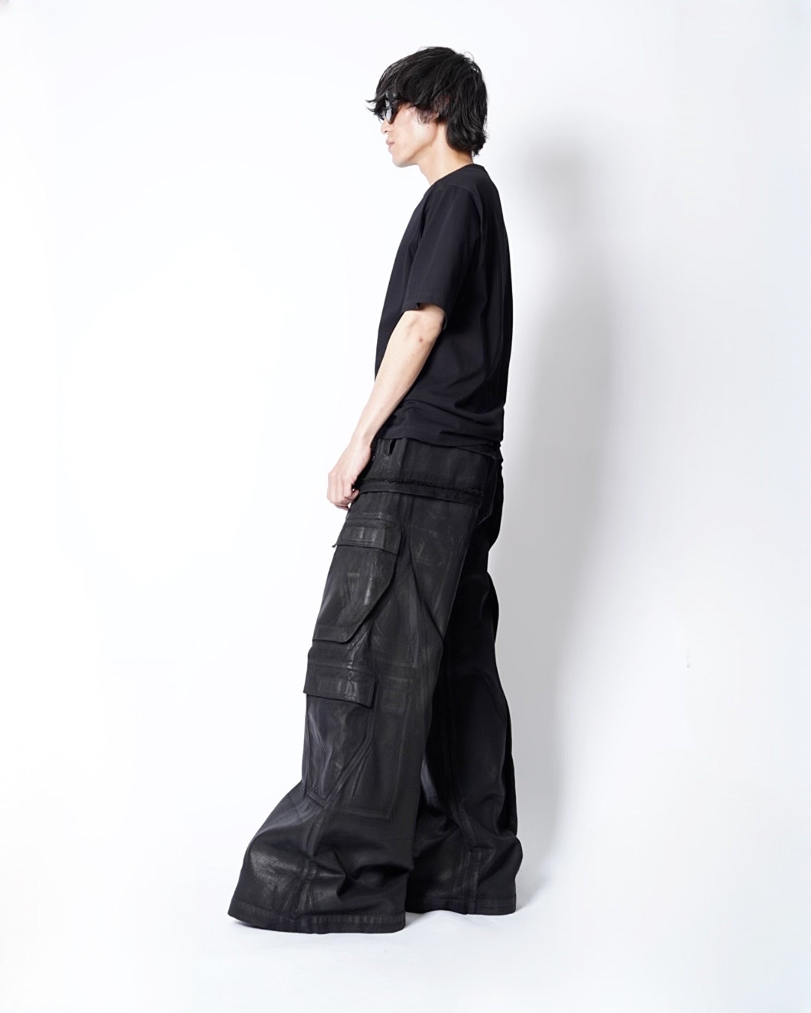 RICK OWENS(リックオウエンス)IMBALANCED DOUBLE CARGO JUMBO BELAS
