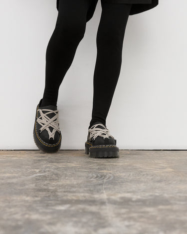 9.18(fri) 13:00 Launch<br>【RICK OWENS】<br>×Dr. Martens<br>QUAD SOLE MEGALACE® MULE