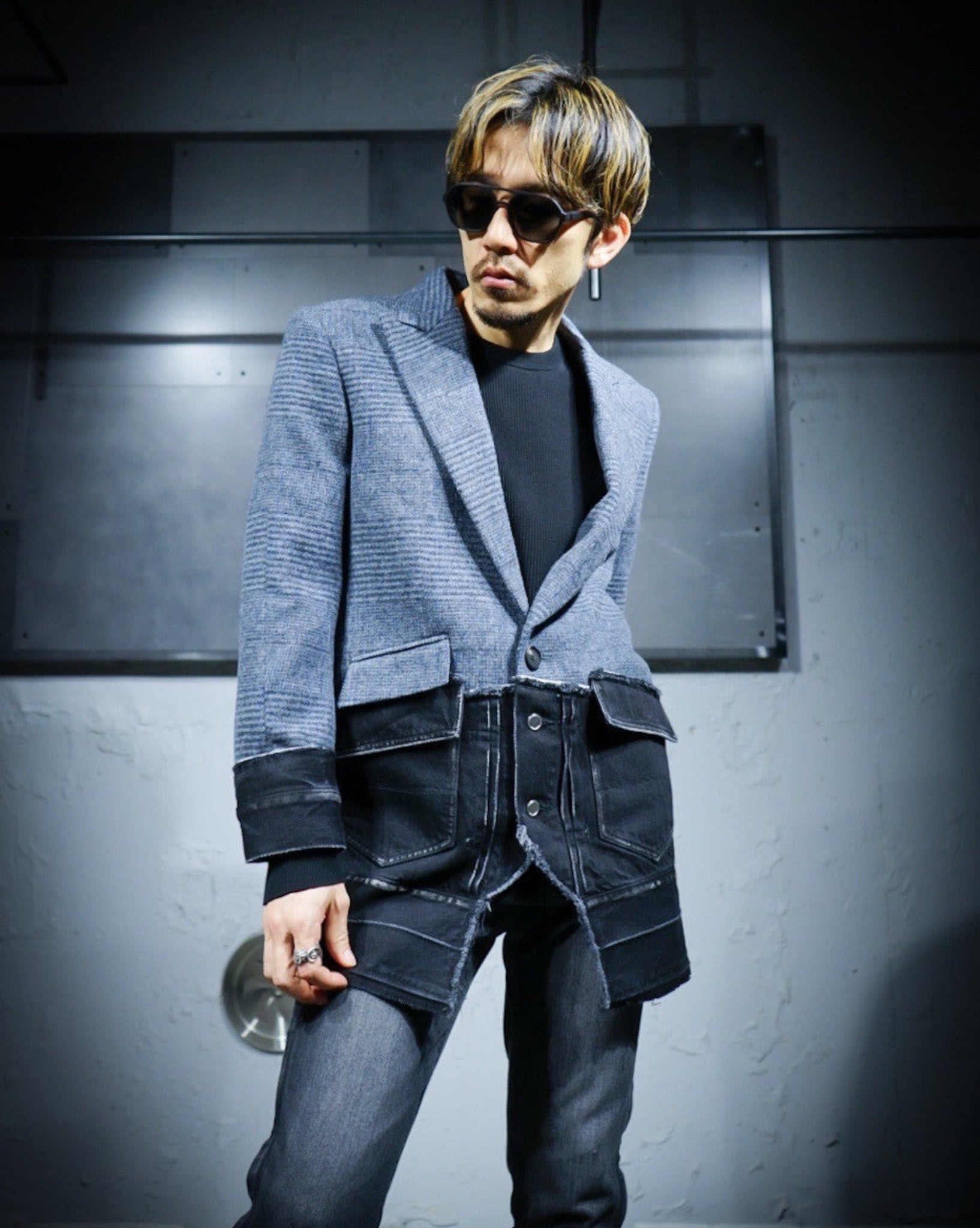 denim docking tailored jacket archive