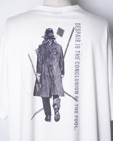 Yohji Yamamoto POUR HOMME】BACK PRINT SS T-SHIRTS -Amanojak. Yohji Yamamoto POUR HOMME】BACK PRINT SS T-SHIRTS -Amanojak.