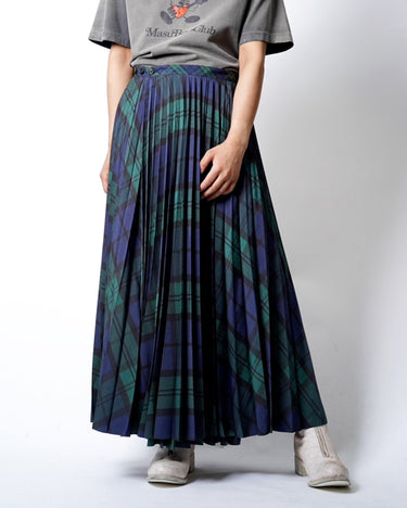 [Masu]<br>PLEATED WRAP SKIRT