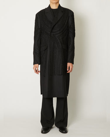 26AW予約受付中<br>【TAAKK】<br>JŌMON RELIEF CHESTERFIELD COAT