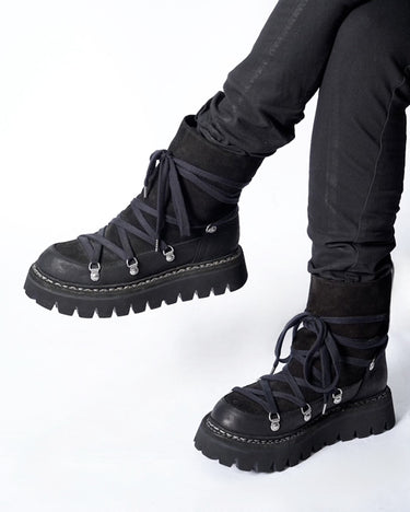 【GUIDI】<br>-MOON01-<br>CALF REVERSE OVERSIZED MOUNTAIN BOOTS