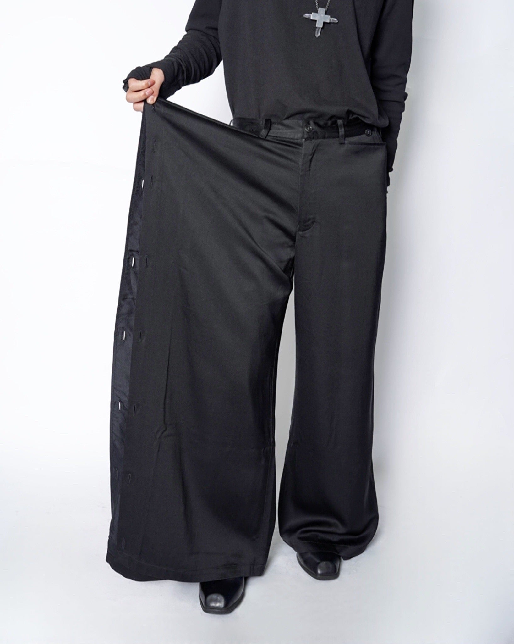 MAHITO MOTOYOSHI(マヒトモトヨシ) -DRAWCORD WIDE PANTS-Amanojak.