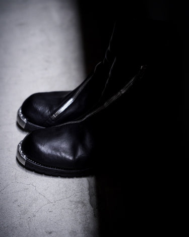予約受付中<br>【GUIDI】<br>Amanojak. EXCLUSIVE<br>-NB66V_AJ-<br>HORSE FULL GRAIN<br>"BIAS ZIP" BOOTS<br>メンズサイズ(39～45)