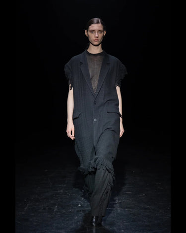 【08sircus】<br>Summer tweed<br>sleeveless<br>long jacket