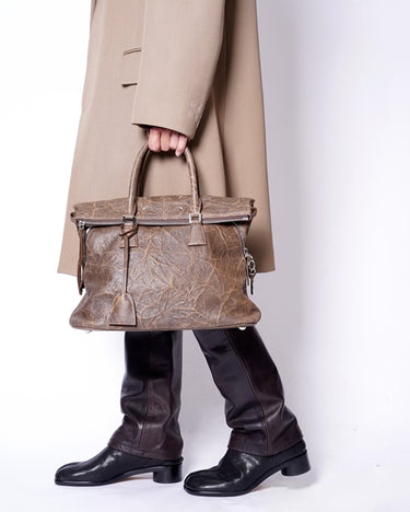 【Maison Margiela 11】<br>"5AC" MEDIUM BAG (AGING GOAT LEATHER)