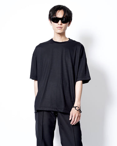 イベント期間限定アイテム<br>(6月27日～7月5日まで)<br>【KANEMASA PHIL】<br>36G Wool SS Tee (BLACK)