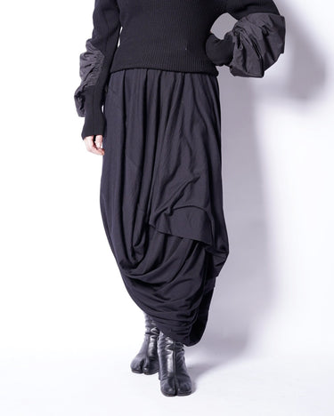 【JUNYA WATANABE】<br>WOOL DRAPE BALLOON SKIRT