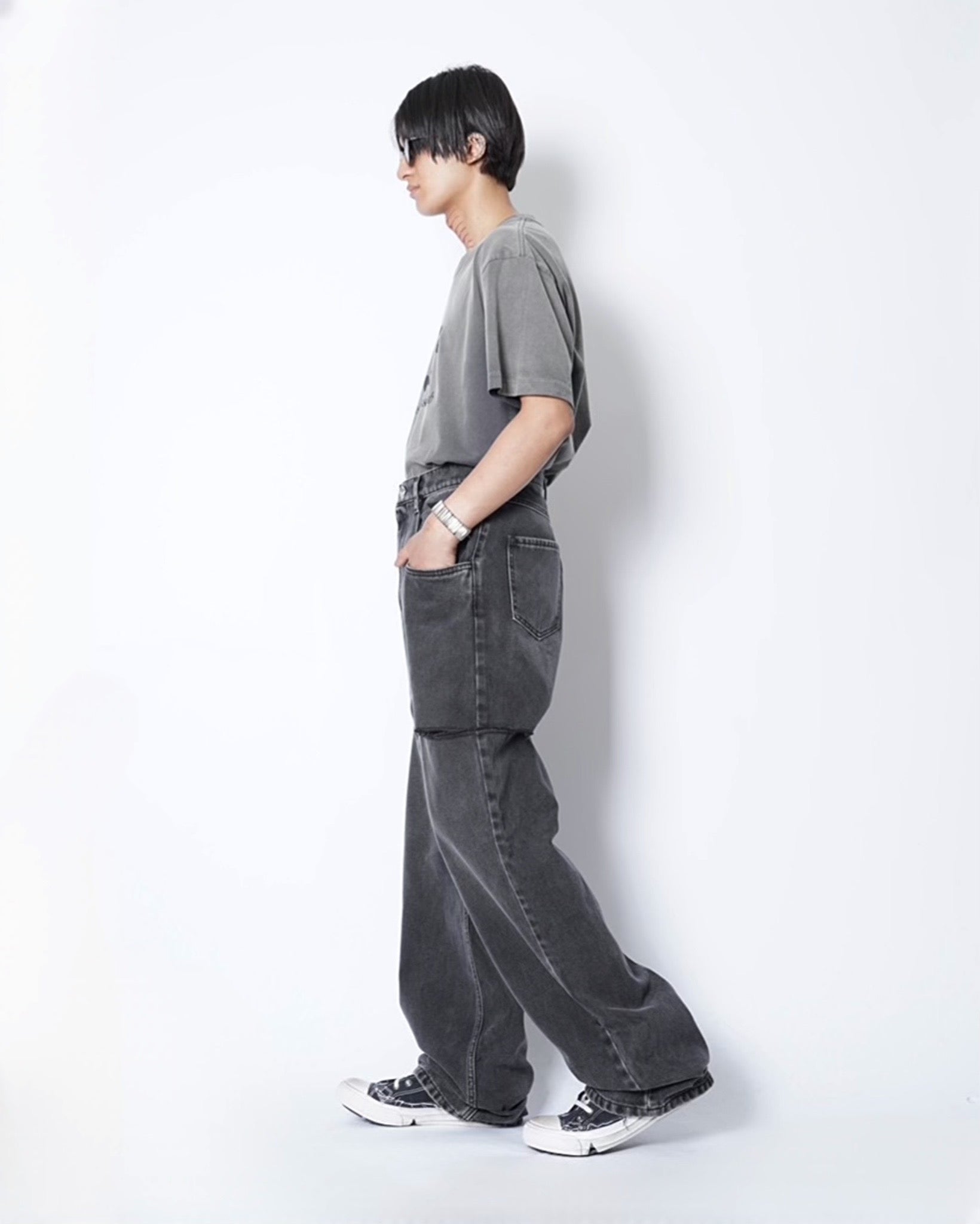 Maison Margiela(メゾンマルジェラ) -CUT OUT DENIM PANTS-Amanojak.