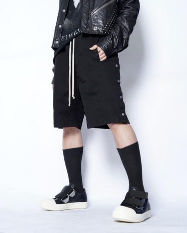 【RICK OWENS DRKSHDW】<br>WIDE PUSHER SHORTS-CVS-