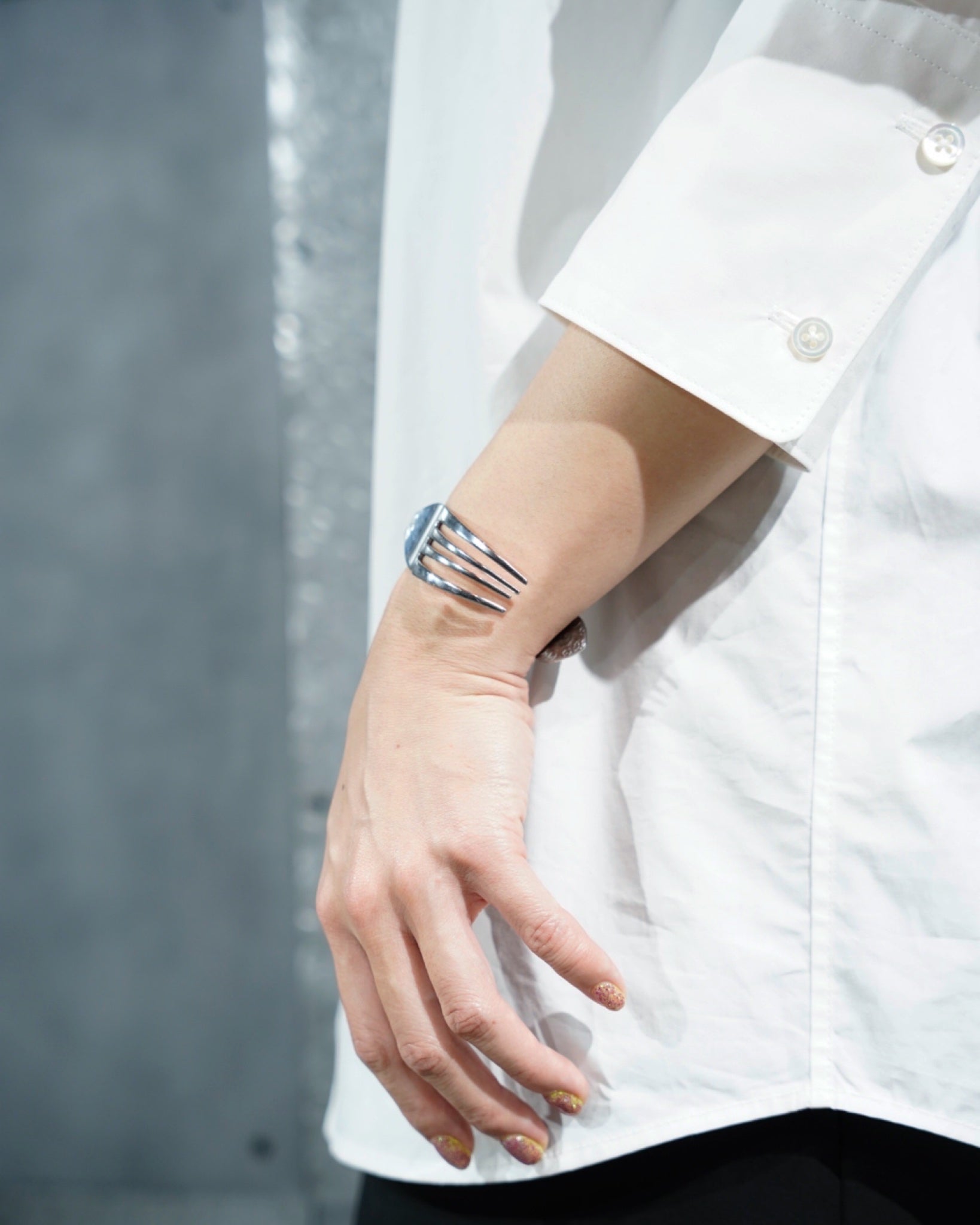 KEISUKEYOSHIDA-Cutlery Bangle -Amanojak. KEISUKEYOSHIDA-Cutlery Bangle -Amanojak.