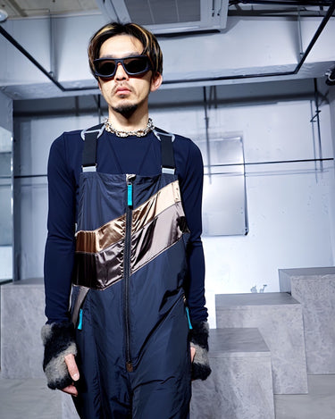 【kolor】<br>カラーブロック<br>オーバーオール