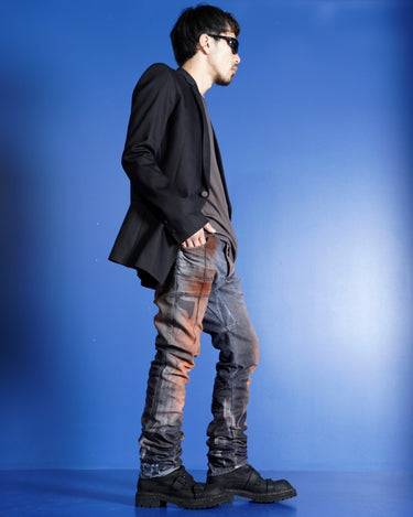 [Boris Bidjan Saberi]<br>"P13" FKU100002<br>Denim Pants<br>THE COPPER MINER