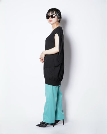 【MM6】<br>"TROMPE L'OEIL" SLEEVELESS JERSEY