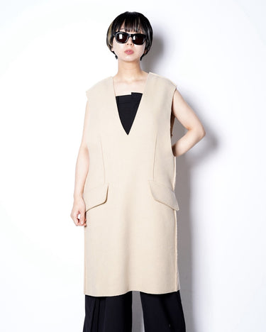 【MM6】<br>ウールカシミヤ<br>ヴァルーズドレス