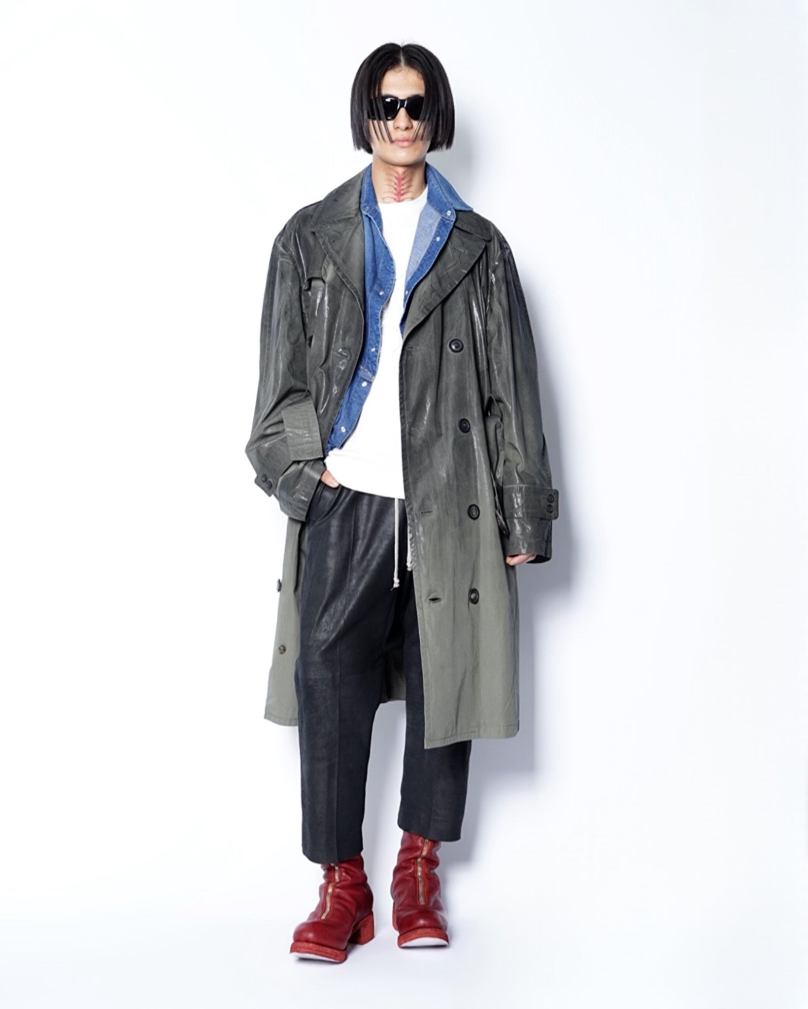メンズウェア Judy GUIDI(グイディ) - -PL2WZ- HORSE FULL GRAIN FRONT ZIP BOOTS-Amanojak.