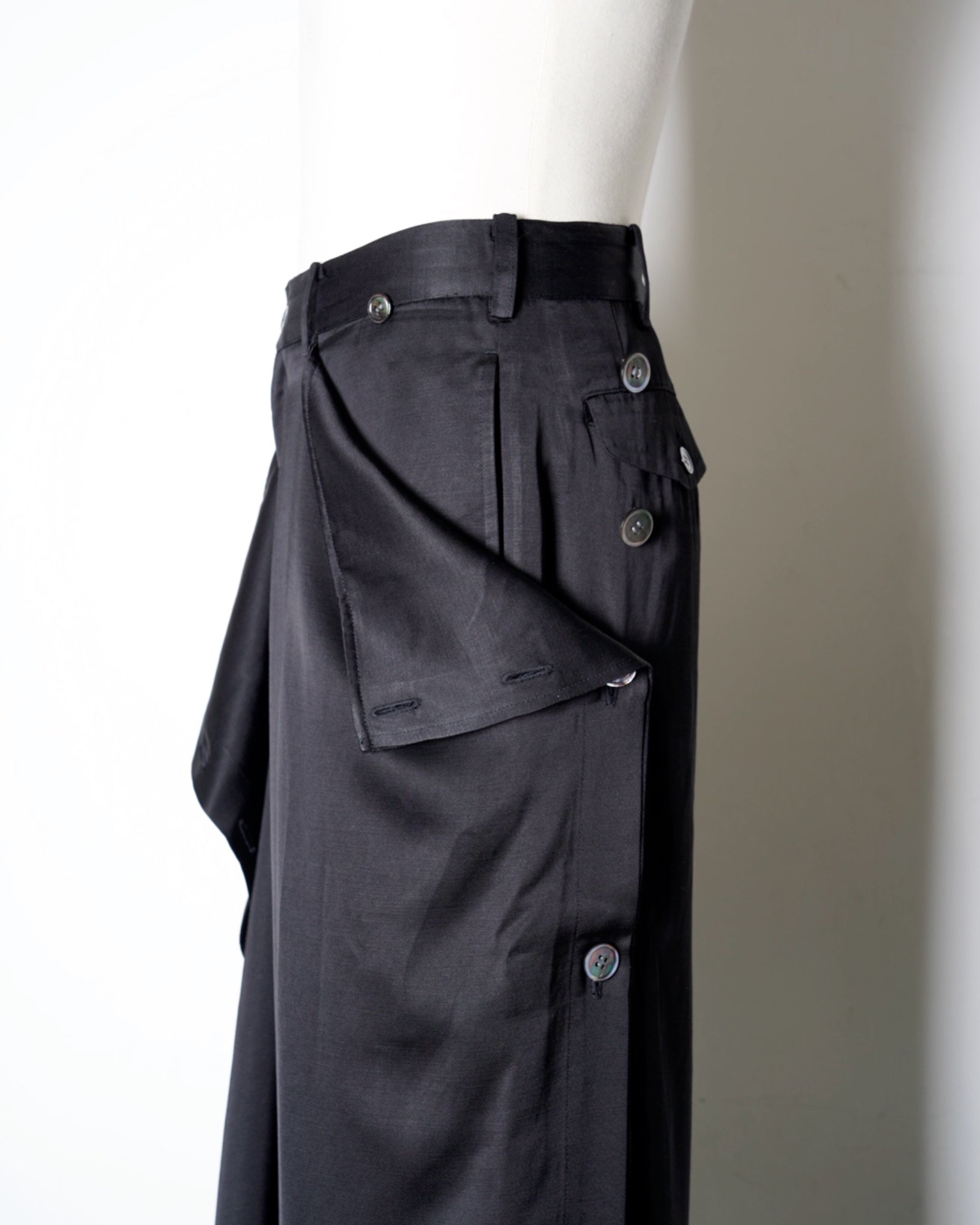 MAHITO MOTOYOSHI(マヒトモトヨシ) -DRAWCORD WIDE PANTS-Amanojak.