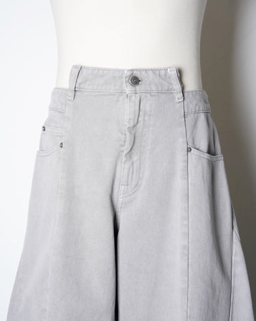 【Maison Margiela 1,10】<br>BIAS CUT<br>WIDE FLARE DENIM PANTS (UNISEX)