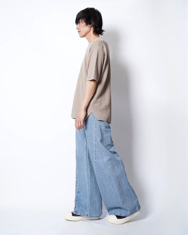 【BATONER】<br>32G CHOMA SMOOTH<br>KNIT TEE