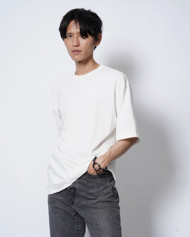 イベント期間限定アイテム<br>(6月27日～7月5日まで)<br>【KANEMASA PHIL】<br>36G High Twist SS Tee (WHITE)