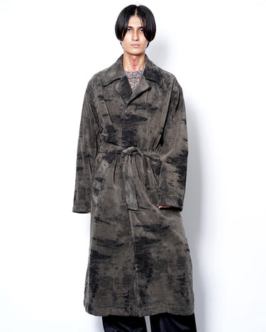 【TAAKK】<br>MOLE JACQUARD DENIM COAT