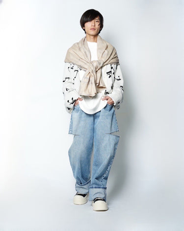 【SILVANA MANETTI】<br>"LIGHT 200L" SCARF -silk/cashmere-