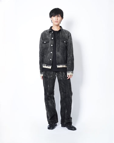 【MAHITO MOTOYOSHI】<br>"ろうけつ染め" DENIM PANTS