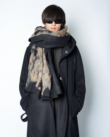 【SILVANA MANETTI】<br>"PEGASO" BLANKET -wool/camel-