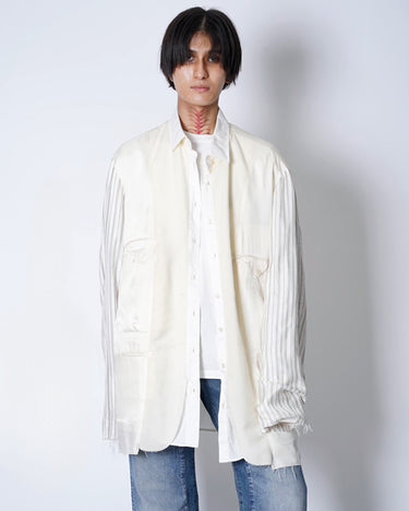 【Maison Margiela 1,10】<br>INSIDEOUT REVERSIBLE SHIRTS JACKET