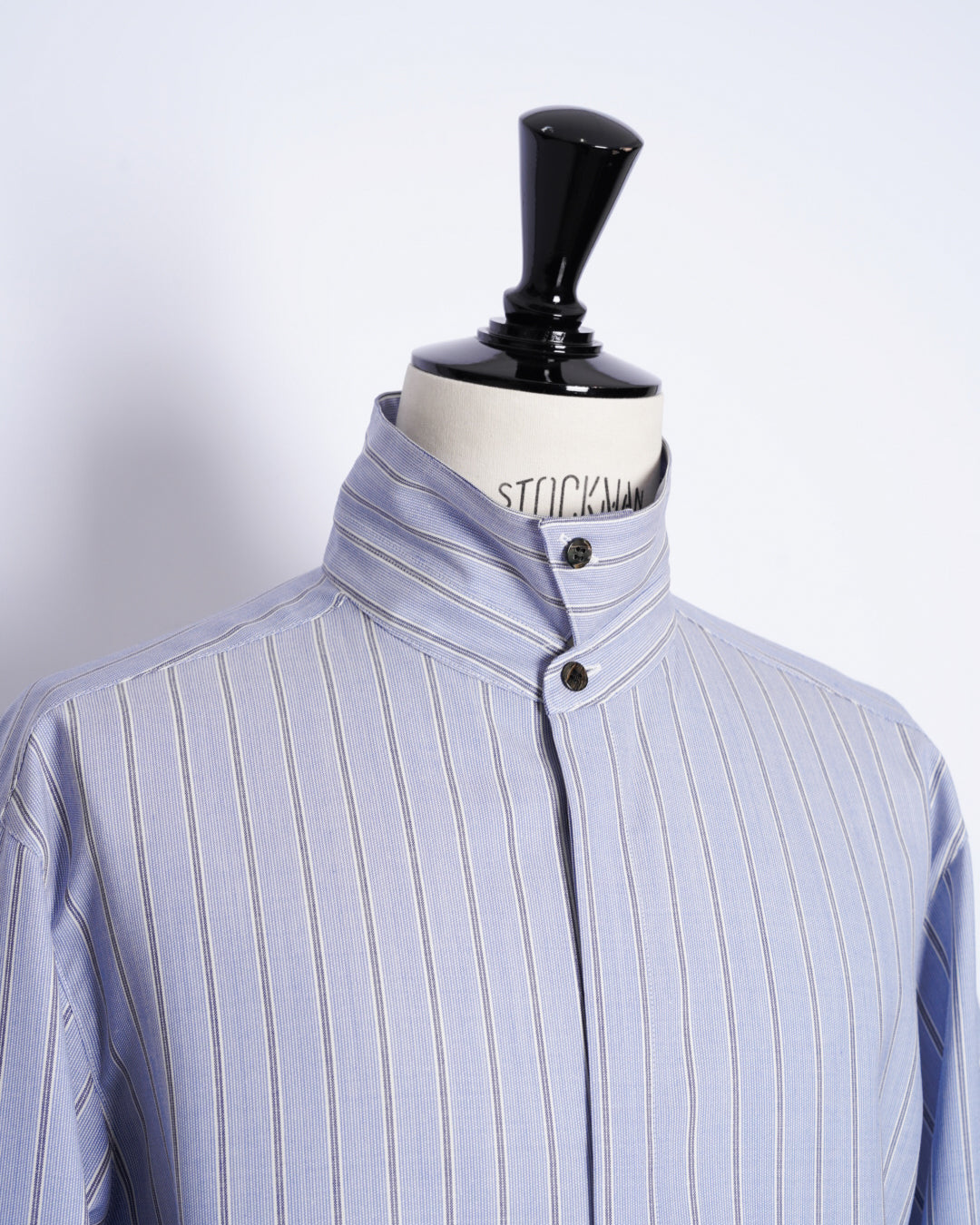 OVERCOAT ウールシャツ　ブルー　サイズ1 OVERCOAT】Wool Shirt -Amanojak.