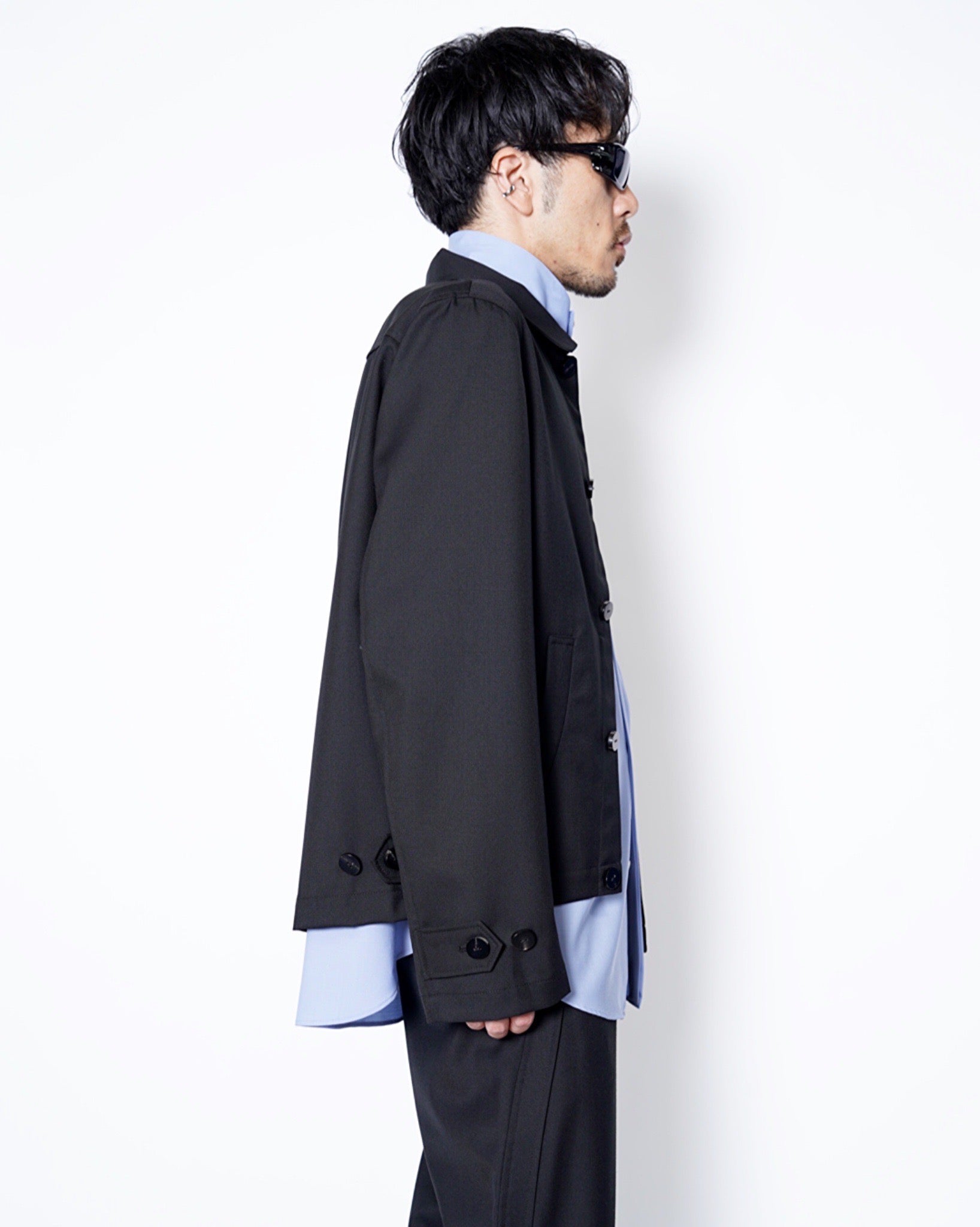 マツモトさん専用 MAHITO MOTOYOSHI(マヒトモトヨシ) -CURVE DESIGN BLOUSON-Amanojak.