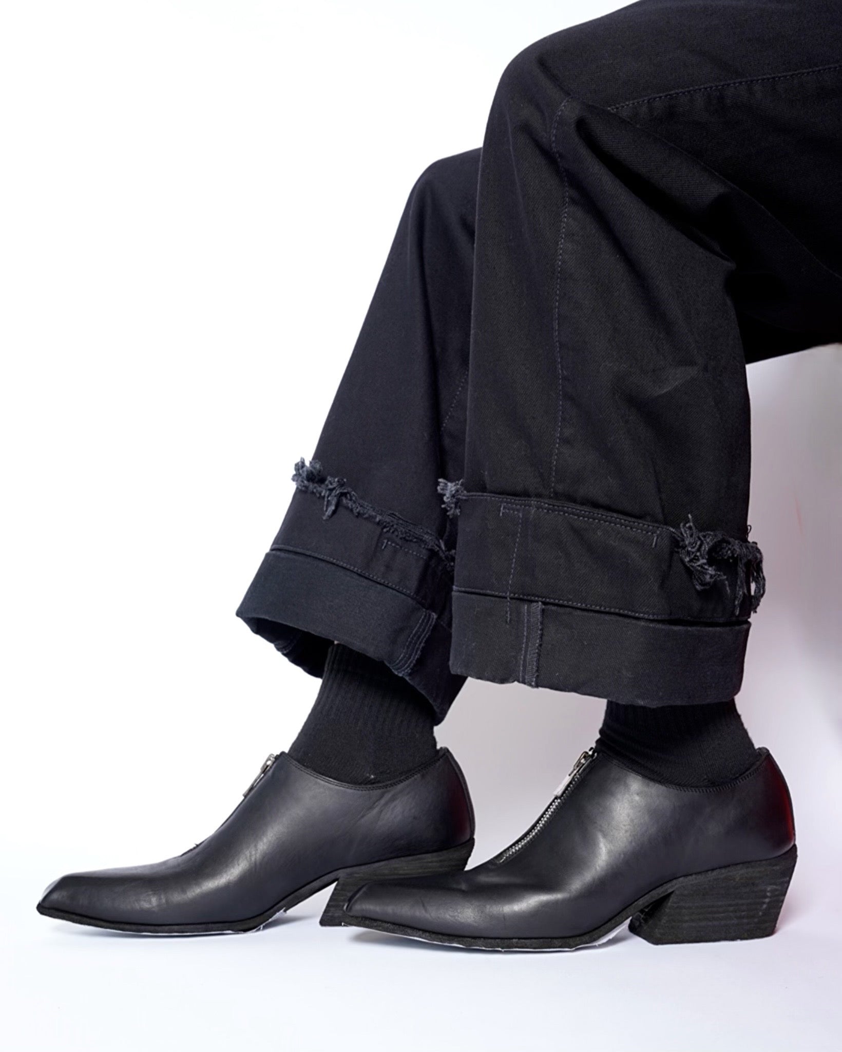 GUIDI(グイディ) - TX00FZ-HORSE FULL GRAINFRONT ZIP POINTED TOE