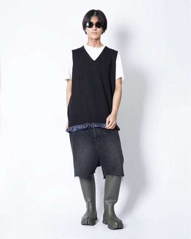 [Maison Margiela 4,14]<br> Lining Layered<br>Knit vest