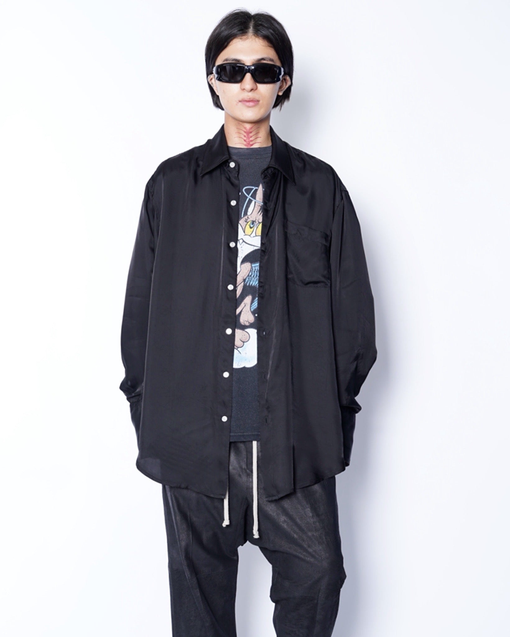 KAMIYA】Ash Fade Cupro Shirt- Amanojak.