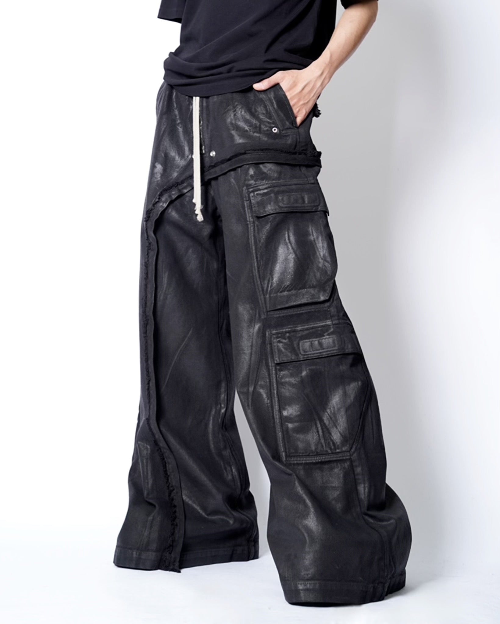 RICK OWENS(リックオウエンス)IMBALANCED DOUBLE CARGO JUMBO BELAS