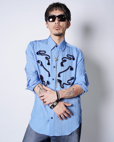 【TOGA ARCHIVES】<br>Metal concho loop tie (UNISEX)