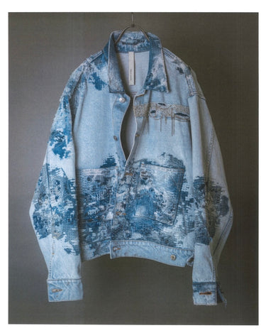 受注生産アイテム<br>期間限定受注受付中(7月31日～8月2日まで)<br>【kiminori morishita】<br>kiminori morishita ×REFLOS Remade Denim Jacket
